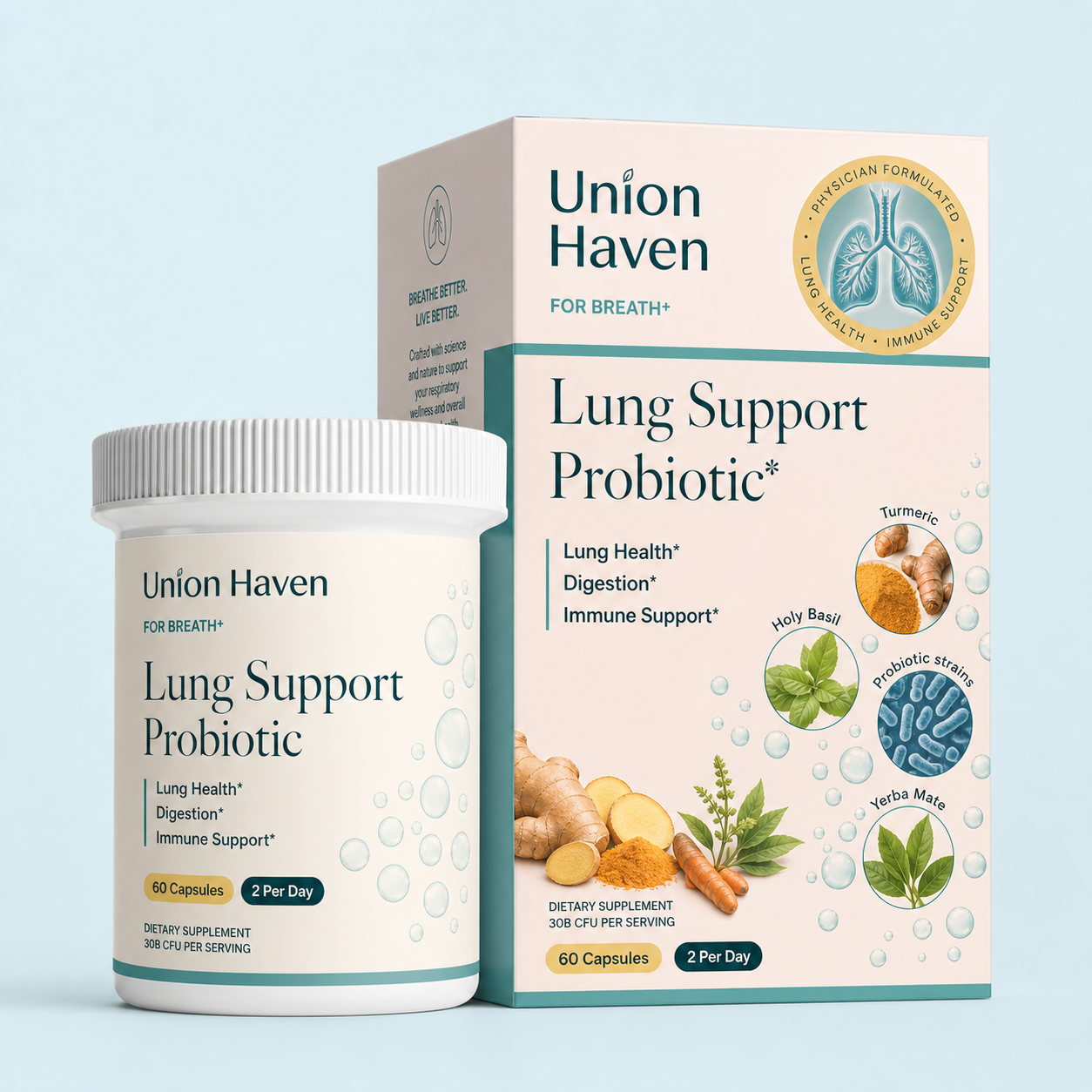 Union Haven Lung Support Probiotic